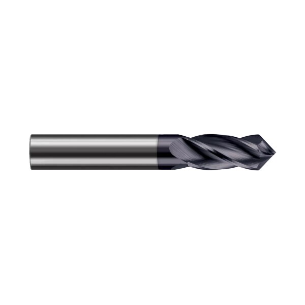 Drill/End Mill - Helical Tip - 4 Flute